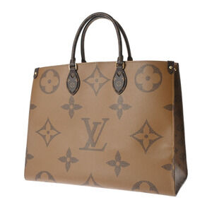 Louis Vuitton On the Handbag Canvas Go Monogram Brown Giant Reverse Tote